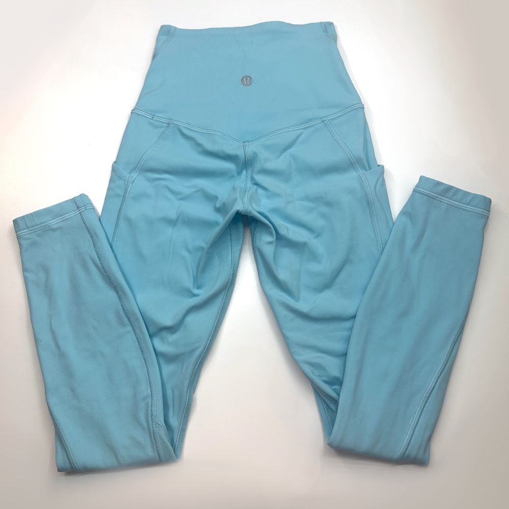 Lululemon Light Blue High-Waisted Leggings